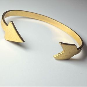 3/$30🔥 90s VINTAGE Gold Arrow Adjustable Bangle Open Cuff Bracelet